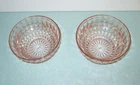 2 JEANNETTE WINDSOR DEPRESSION GLASS 5-3/8" CEREAL BOWLS