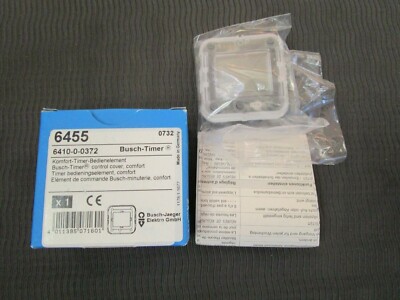 Busch-Jaeger Timer-Bedienelement Komfort, 6455 Neu OVP 