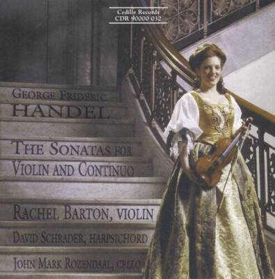 Violin Sonatas - Audio CD By George Frederick Handel - VERY GOOD