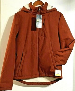 champion orange logo shell jacket