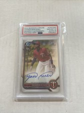 2022 Bowman Chrome Yasser Mercedes 1st Bowman On Card Auto PSA 10 Auto 10