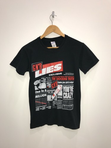 Guns N Roses Lies 1988 Album Tee t 