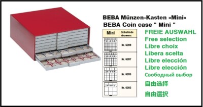 Safe 6200 Beba Coin Box Mini Box + 8 Sleeves Free Choice