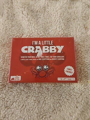 I m A Little Crabby Exploding Kittens Card Game - Family Friendly BRAND NEW !!