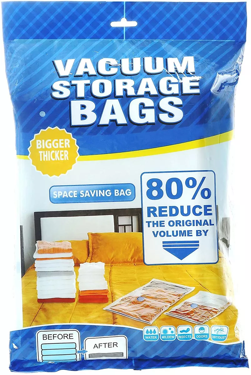 Vacuum Storage Bag Space Saving Storage Bags w/ Free Hand Pump