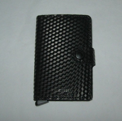 New Secrid Miniwallet Mini Wallet Cubic Black Titanium MCu Aluminum Core RFID - Picture 2 of 8