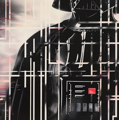 Darth Vader ''Framed" / Star War / Rombley / Giclee / COA / ED 25# - Picture 4 of 10