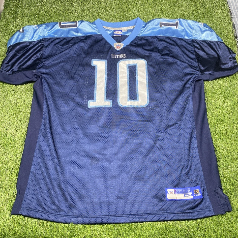 Vince Young Tennessee Titans Reebok Jersey Mens 58 Stitched NFL Football #10  - Image 3 of 4