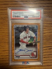 2020 Bowman - Chrome Prospects Jarren DuranOrange Shimmer Refractor /25 (AU, RC)