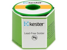 Kester 24-9574-1401 Solder Wire, Rosin Core, Lead Free, K100LD, 3.3 , 0.020'