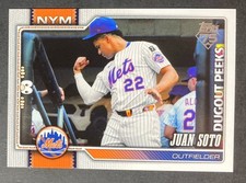 Juan Soto 2026 Topps Series 1 Celebration #242 Dugout Peeks SP NY Mets