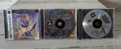 Spyro Lot Year Of The Dragon, The Dragon, Riptos Rage Collectors Edition PS1