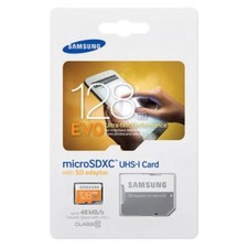 128 GB SAMSUNG EVO MicroSD Micro SDXC UHS-I Class 10 Memory Card SD  ** NEU **