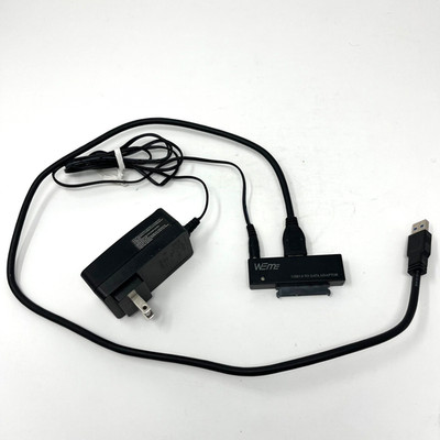 WEme USB 3.0 to SATA Converter Adapter for 2.5 3.5 Hard Drive SSD HDD Cable Used