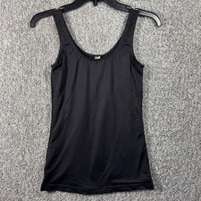 Flexees Maidenform Black Firm Control Tank Scoop Neck Coolform Shapewear Women S