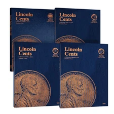 Whitman Lincoln Cent Coin 4-Folder Set – 1909 to Date Penny Collection Storage