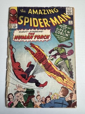 The Amazing Spider-man #17 2nd Green Goblin 1964 Featuring The Human Torch