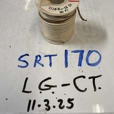 Whitaker Automotive Cable 50 Feet White Wire Spool 18 Gauge 3118-9 Vintage NOS