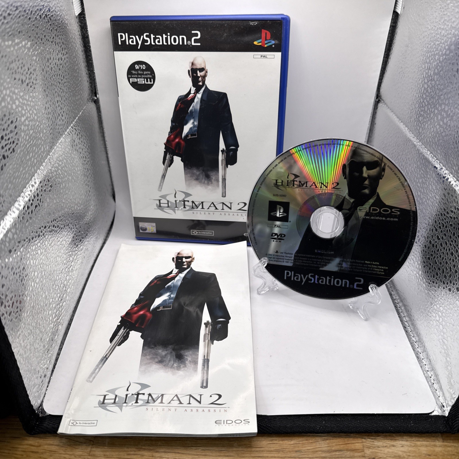 Hitman 2: Silent Assassin (Sony Playstation 2, 2002) PS2 Complete With manual