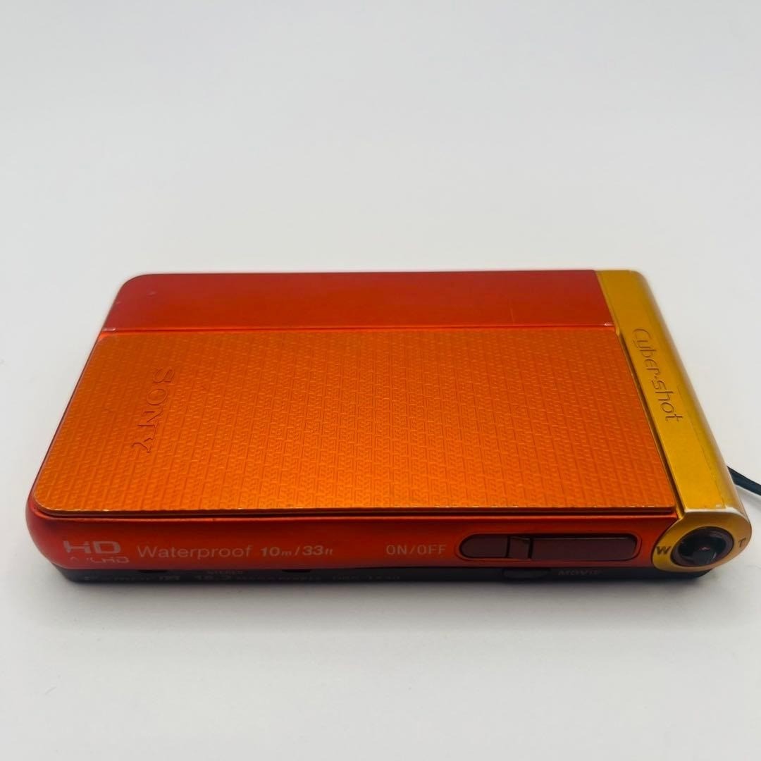 Sony Cyber-shot DSC-TX30 18.2MP Digital Camera - Orange for sale