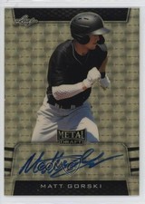 2019 Leaf Metal Draft Gold Vinyl 1/1 Matt Gorski #BA-MG1 Auto 2a9