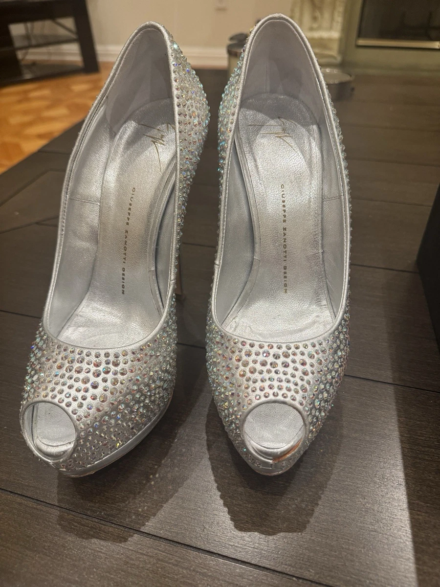 Giuseppe Zanotti Heels Silver for sale - eBay