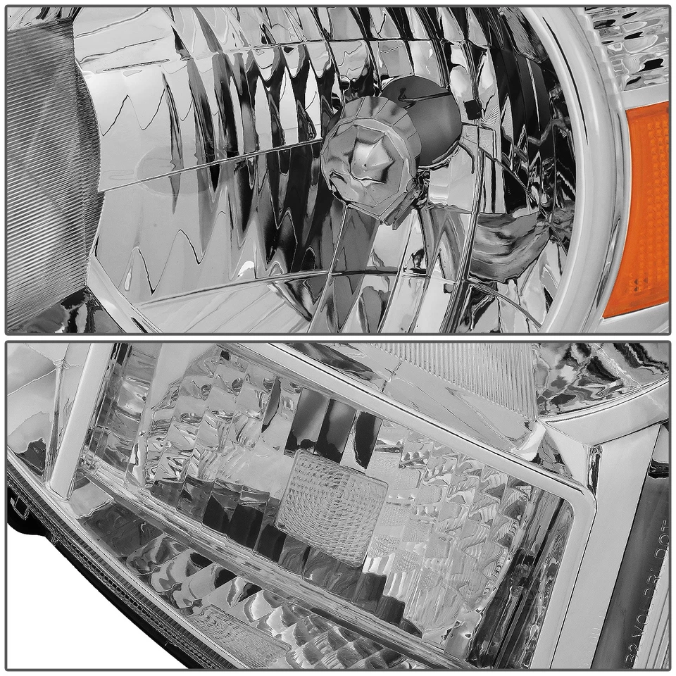 PARA 05-11 TOYOTA TACOMA CARCASA CROMADA ÁMBAR FAROS ESQUINEROS REPUESTO LÁMPARAS Foto 3 de 4