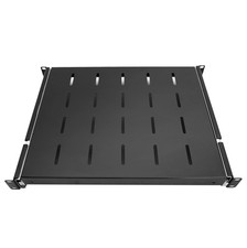 Sliding Rack Server Shelf For Rack 1U 19" 4 Post Rack Mount-Adjustable 15"-22"
