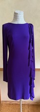 Mack + James by Badgley Mischka Dress M Wedding Guest Beautiful Purple $265 NWT
