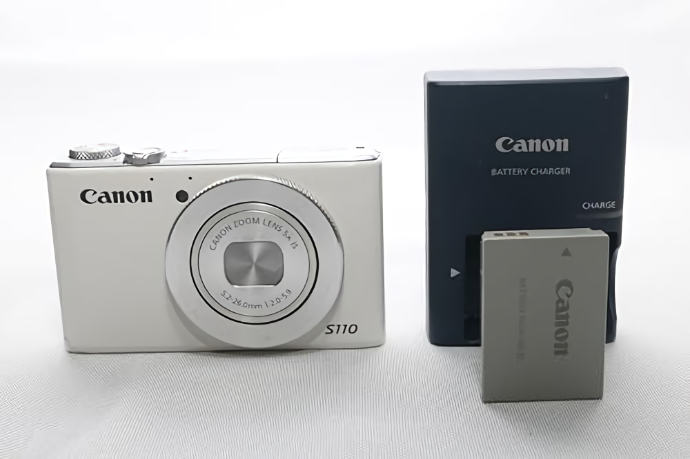 Canon PowerShot S110 White 12.1MP Compact Digital Camera From