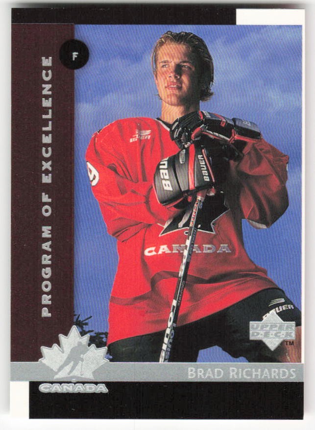 1997-98 Upper Deck Brad Richards #418 Canada NM
