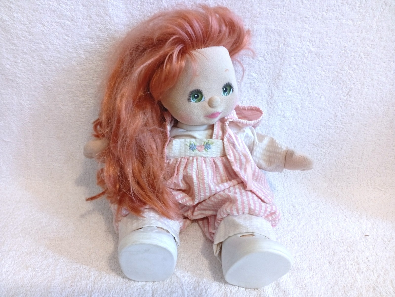 Bambola Mattel My Child Vintage 1985 Capelli Rossi Occhi Verdi Outfit Originale