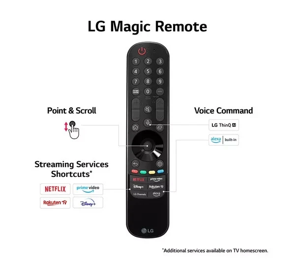 LG OLED48C44LA 48 OLED HDR 4K Ultra HD Smart TV, ALEXA & GOOGLE ASSIST - Image 2 of 4