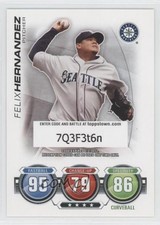 2010 Topps Attax ToppsTown Code Cards Felix Hernandez 0b0