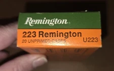Remington 223 Rem Empty Ammo Box with Insert U223 .223 Vintage