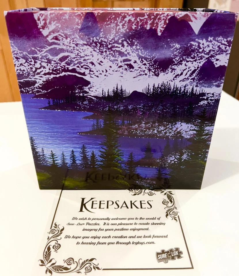 Sure Lox Keepsakes Mountain 1000 Piece Jigsaw Puzzle With Magnetic Closing Box - Image 4 of 4