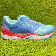 Karhu Fast 7 MRE Womens Size 8 Silver Lake Blue Red Running Shoes Sneakers