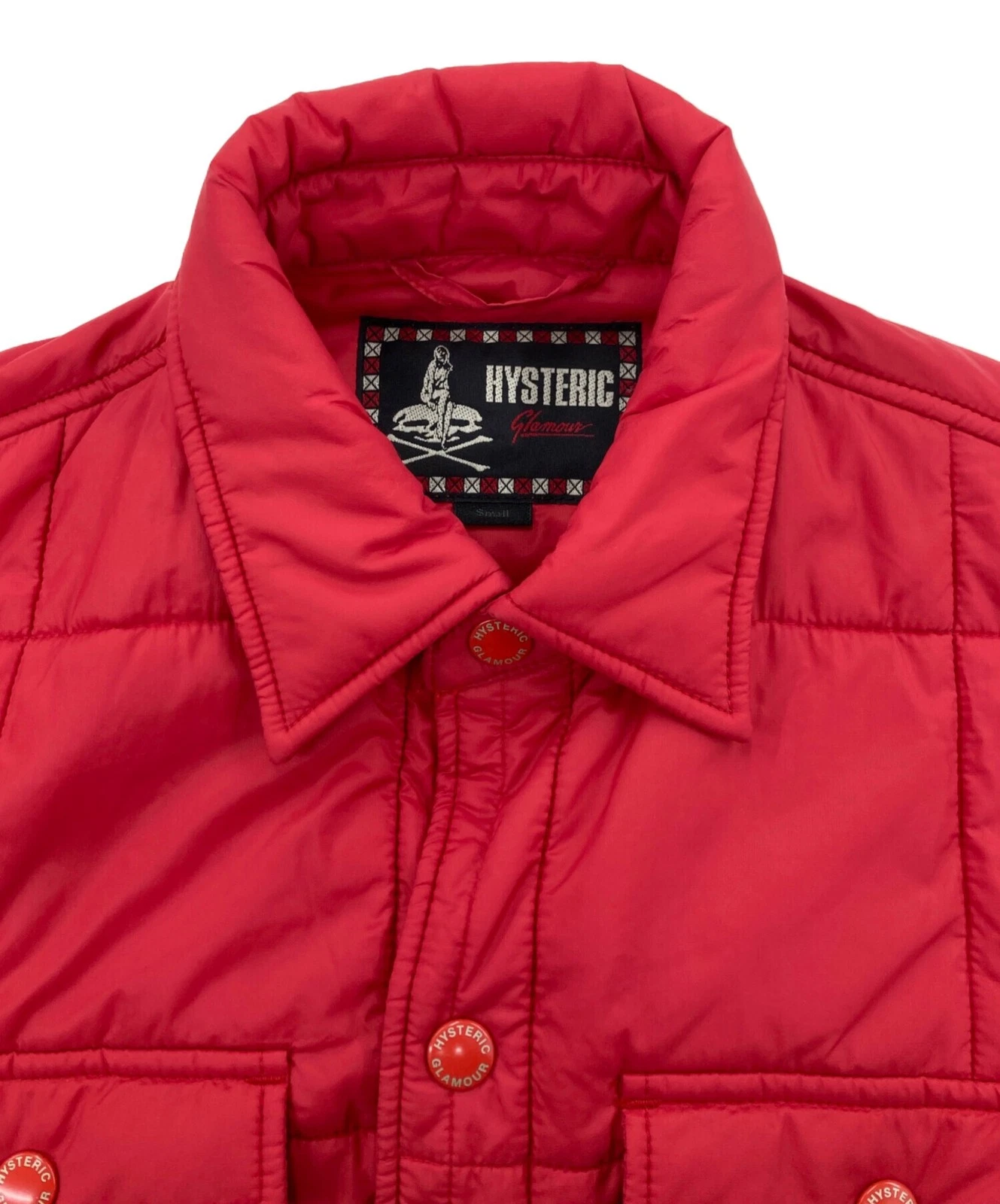 Hysteric Glamour Puffer Jacket Men's Size S Red image 3