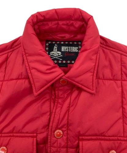 Hysteric Glamour Puffer Jacket Men's Size S Red image 3