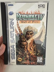 Romance of the Three Kingdoms IV: Wall of Fire (Sega Saturn, 1995) COMPLETE