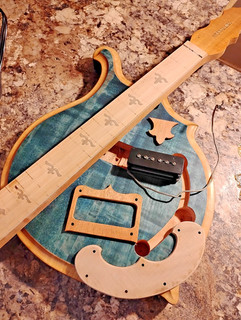 Weymann Model A Solid Body Electric Guitar Husk Project Custom Build