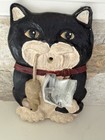 Black & White Tuxedo Kitty Cat Light Switch Plate 3" x 6" Complete with Screws — photo 1