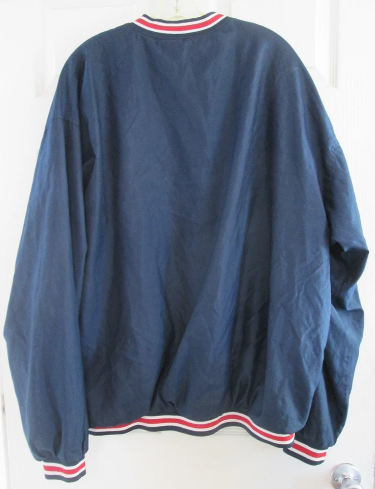 De Colección Reebok Atlanta Braves Pullover Chaqueta Cortavientos Sudadera Para Hombre Talla XXL Foto 3 de 4