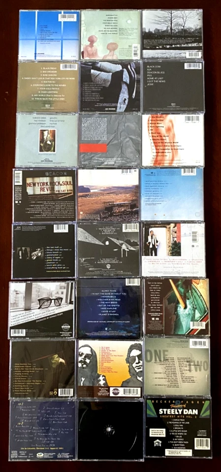 Steely Dan, Donald Fagen & Walter Becker Entire Official Discography-24 CD LOT Foto 2 de 3