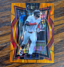 Panini Select 2025 Roman Anthony #75 Orange Flash Prizm Rookie Boston Red Sox