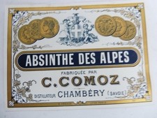 Etikett Absinth Bistro Alkohol (15848)