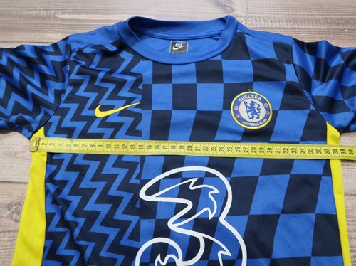 ⚽Nike Home Football Shirt Chelsea Ziyech 22 Soccer Jersey 2021 2022, Boy `s Size - Picture 18 of 19