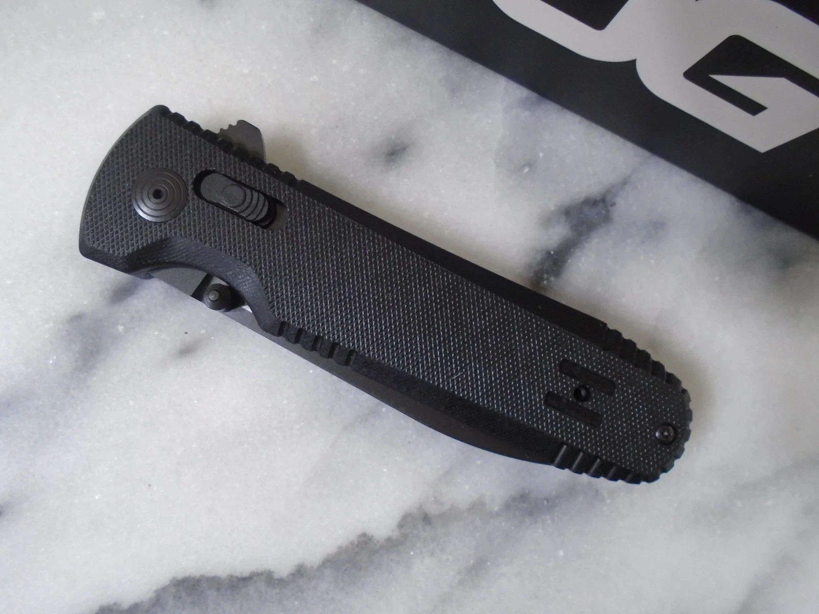 SOG Pentagon XR Blackout Ball Bearing Pivot Pocket Knife Dual Edge Tip 12610157 image 17