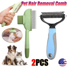 One Key Pet Hair Removal Brush Comb For Dogs Cat Pet Hair Brush Grooming 2025
