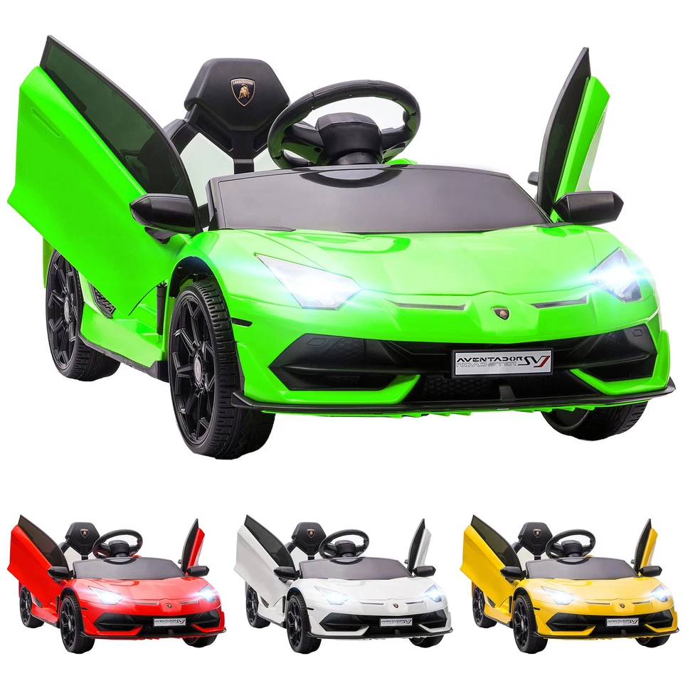 HOMCOM Macchina Elettrica per Bambini con Clacson Musica e Telecomando